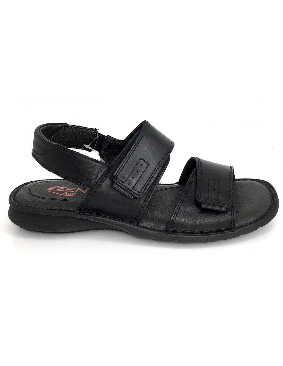 Man Sabateca Men'S Sandals | Zen Sandals 6759 6756 Black