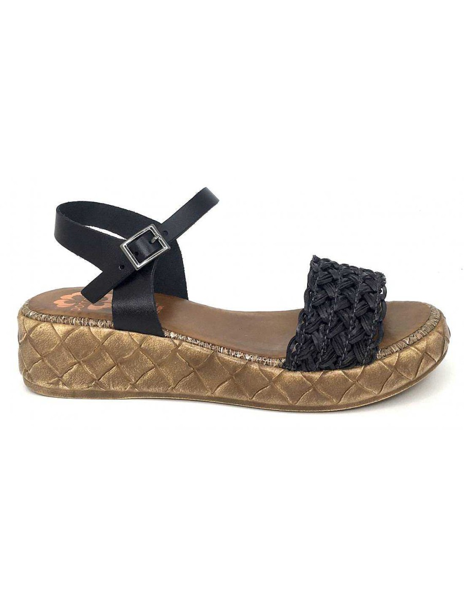 Women Sabateca Women'S Cradle Sandals | Crib Sandals Porronet 7684 2829 Black