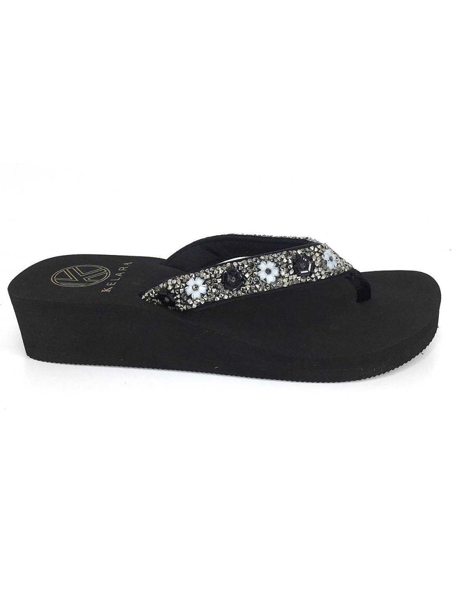 Women Sabateca Women'S Flip Flops | Kelara Beach 6828 K12005 Black