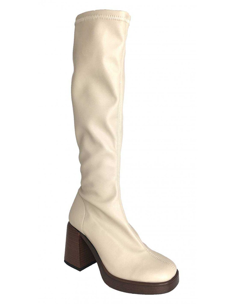 Women Sabateca Women'S Boots | Daniela Vega Boots 9094 1934A Beige