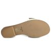 Women Sabateca Women'S Flat Sandals | Flat Sandals Vendetta 6325 Beige Wood