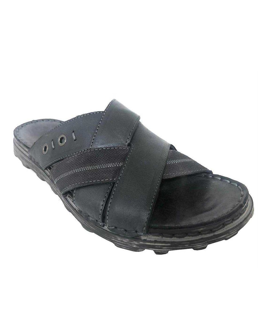 Man Sabateca Men'S Sandals | Walk & Fly Sandals 663 935-28220 Black