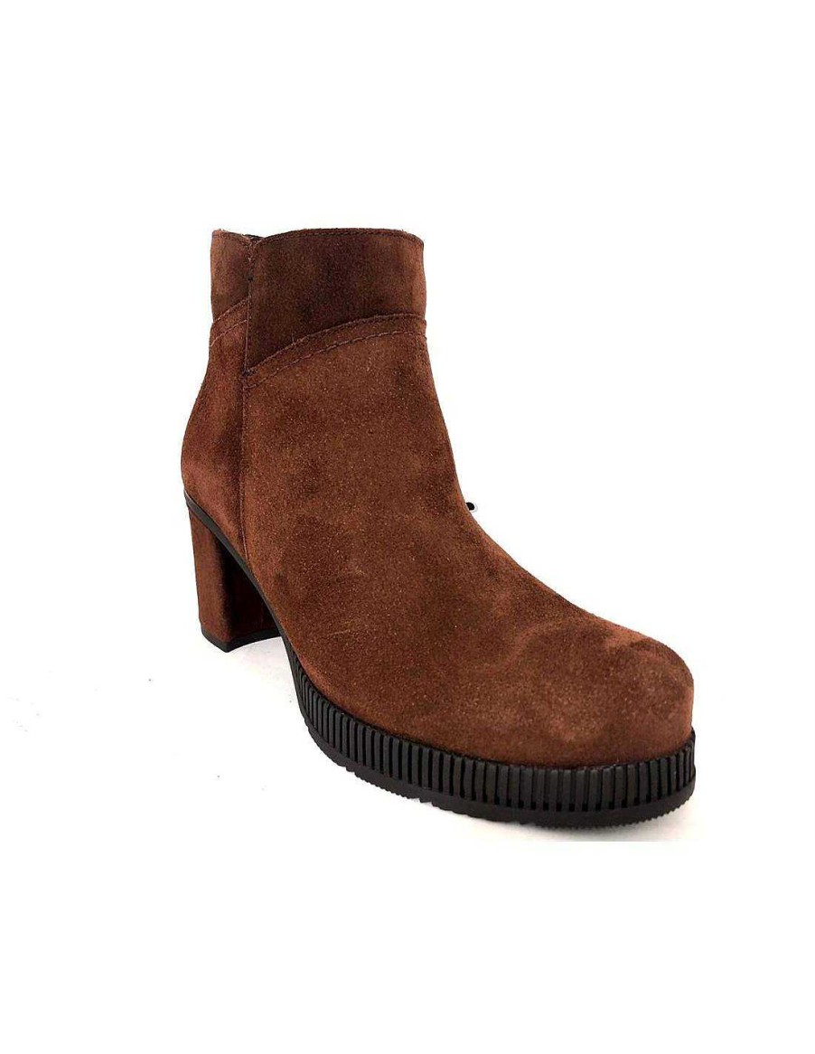 Women Sabateca Women'S Ankle Boots | Yokono 848 Agata001 Brown Ankle Boots