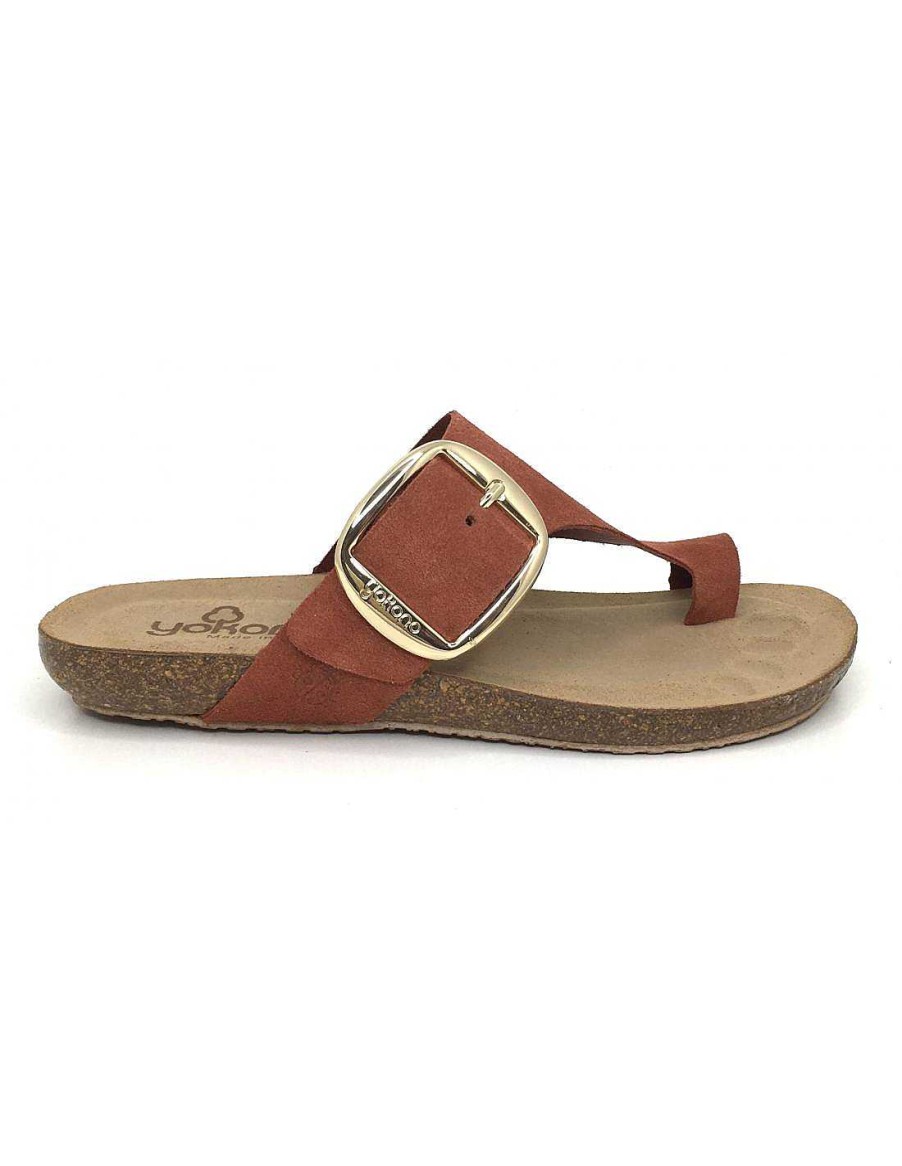 Women Sabateca Women'S Flat Sandals | Flat Sandals Yokono 8424 Ibiza 205 Orange