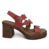 Women Sabateca Women'S Heeled Sandals | Heeled Sandals Eva Frutos 8717 3615 Red