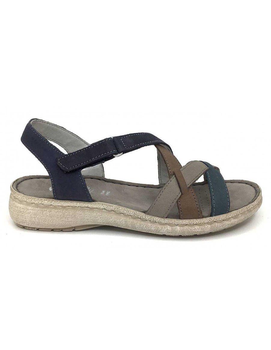 Women Sabateca Women'S Flat Sandals | Flat Sandals Walk & Fly 8705 3096-47610 Blue