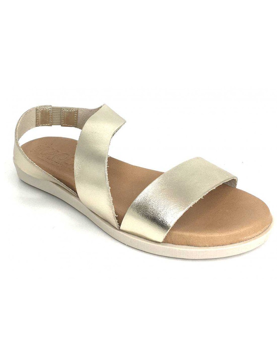 Women Sabateca Women'S Flat Sandals | Kaola Flat Sandals 6604 915 Gold