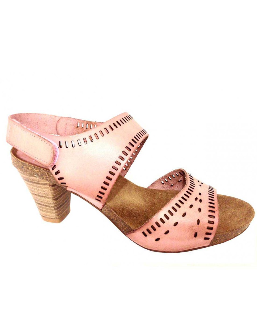 Women Sabateca Women'S Heeled Sandals | Sandals Heel Hee 3373 15031 Pink