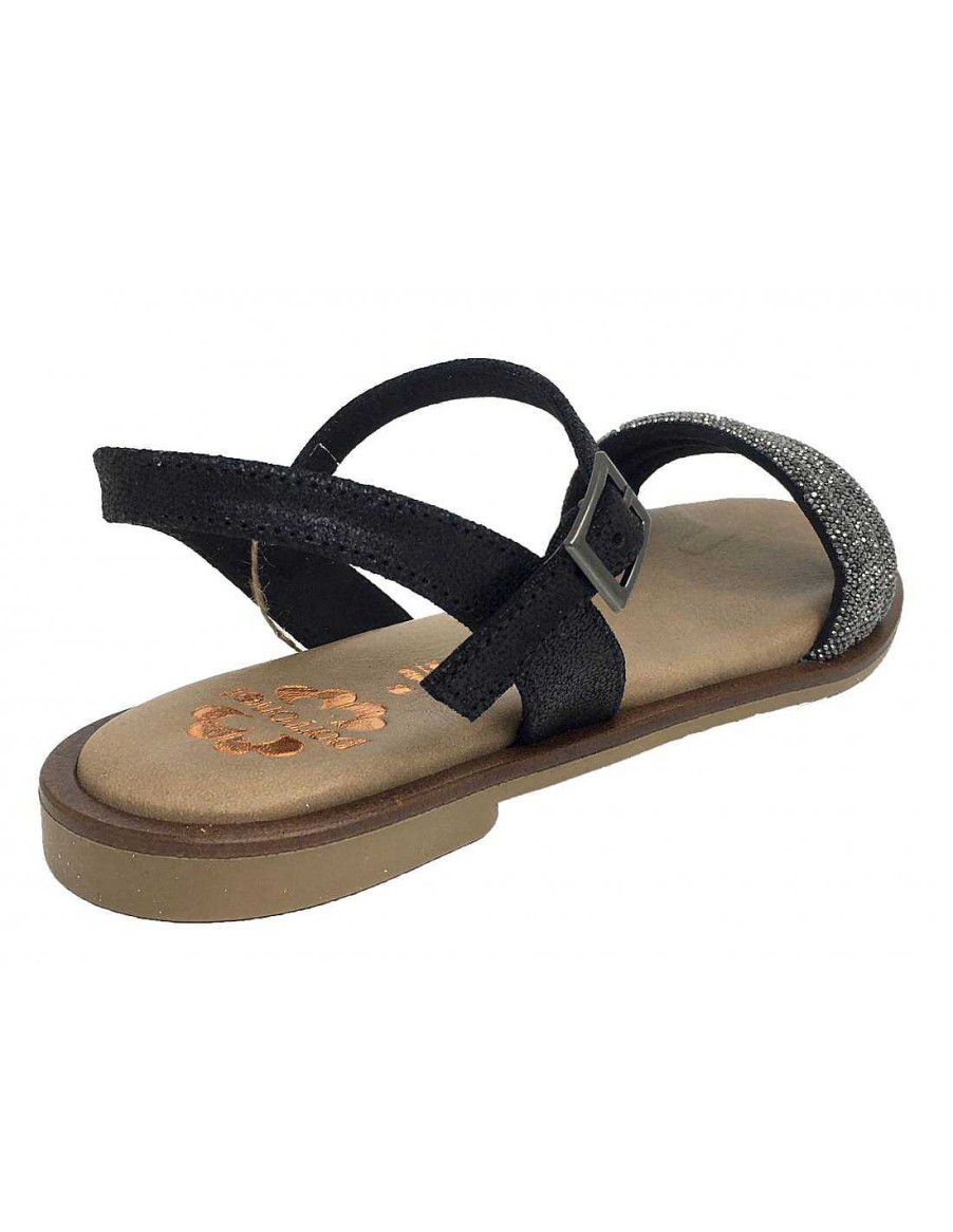 Women Sabateca Women'S Flat Sandals | Porronet Flat Sandals 8342 2905 Black