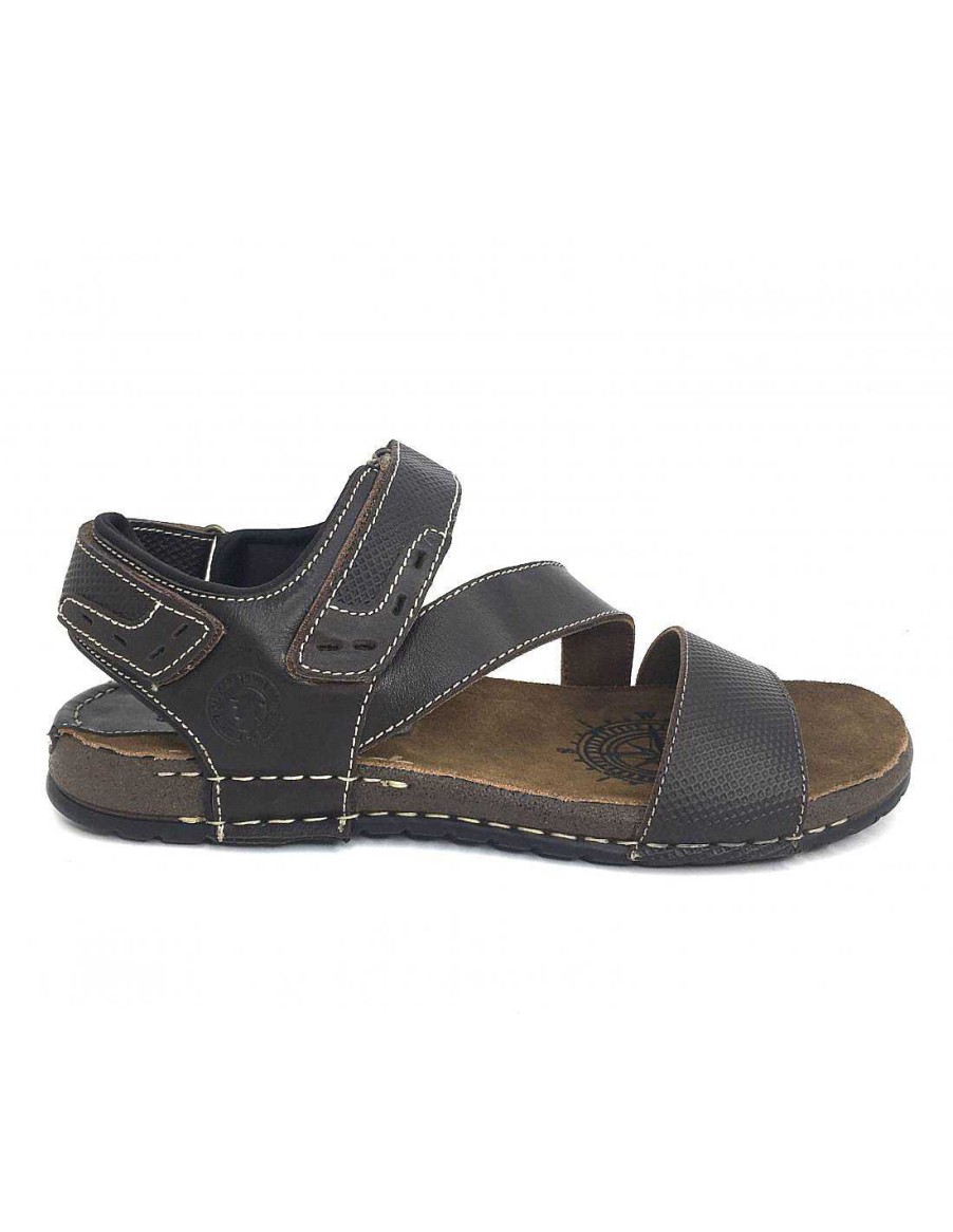 Man Sabateca Men'S Sandals | Sandals Coronel Tapioca 6377 C-094 Brown