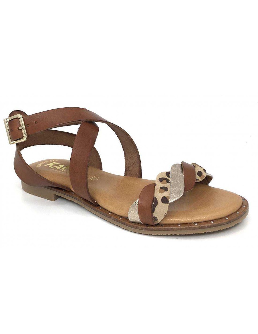 Women Sabateca Women'S Flat Sandals | Kaola Flat Sandals 7673 783 Leather