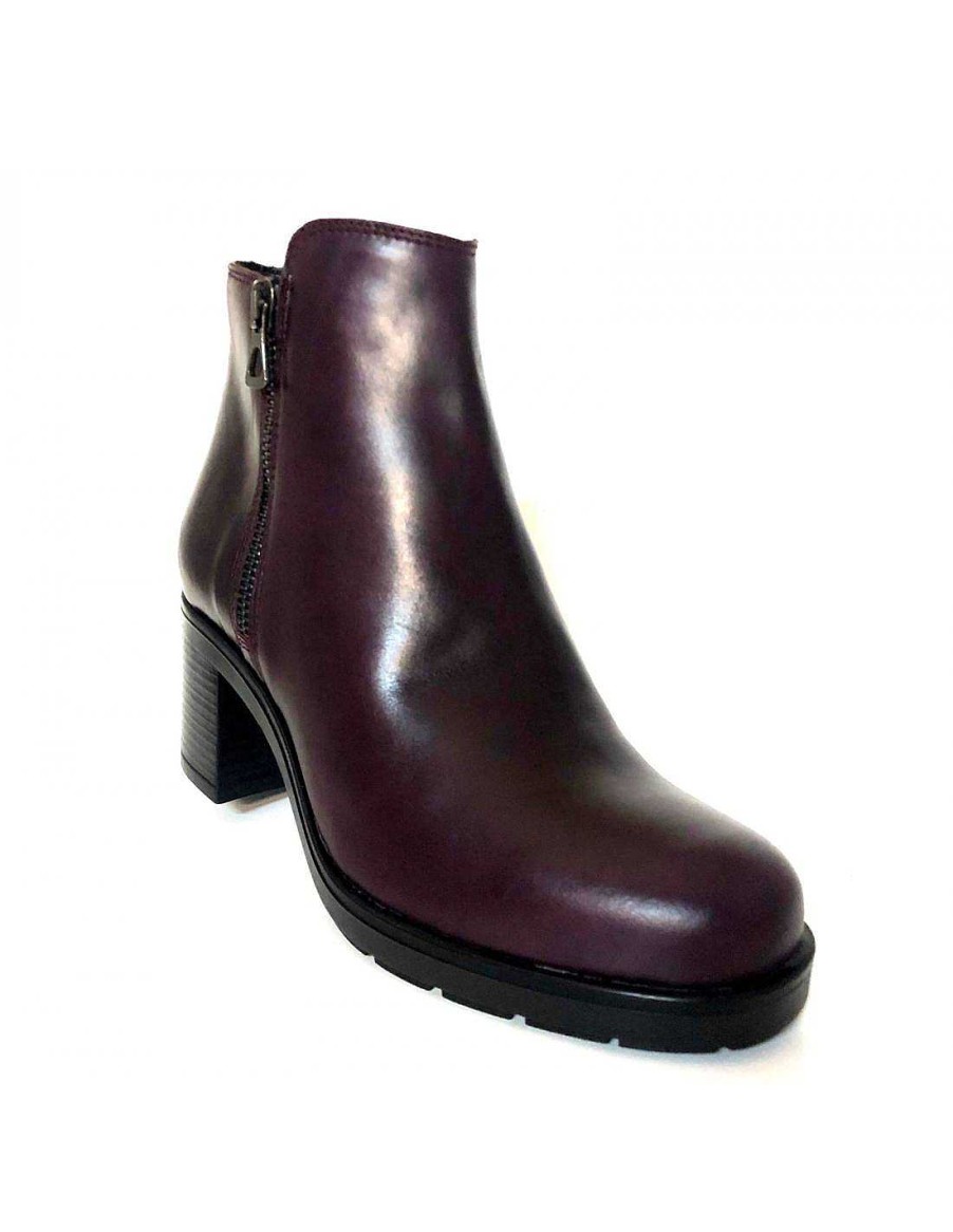 Women Sabateca Women'S Ankle Boots | Ankle Boots Limone Sul Garda 6241 Bordeaux Ankle Boot