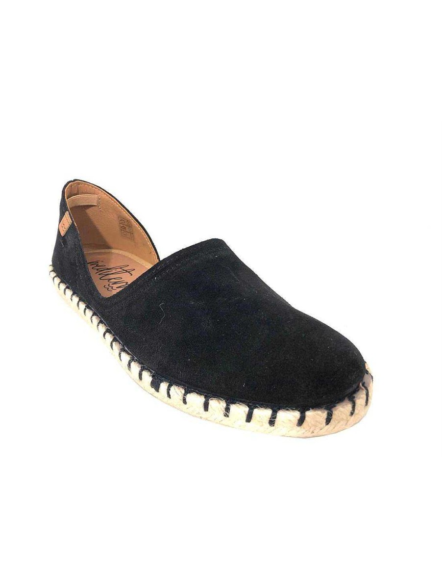 Women Sabateca Women'S Flats | Mediterranea Flats 313 691 Black