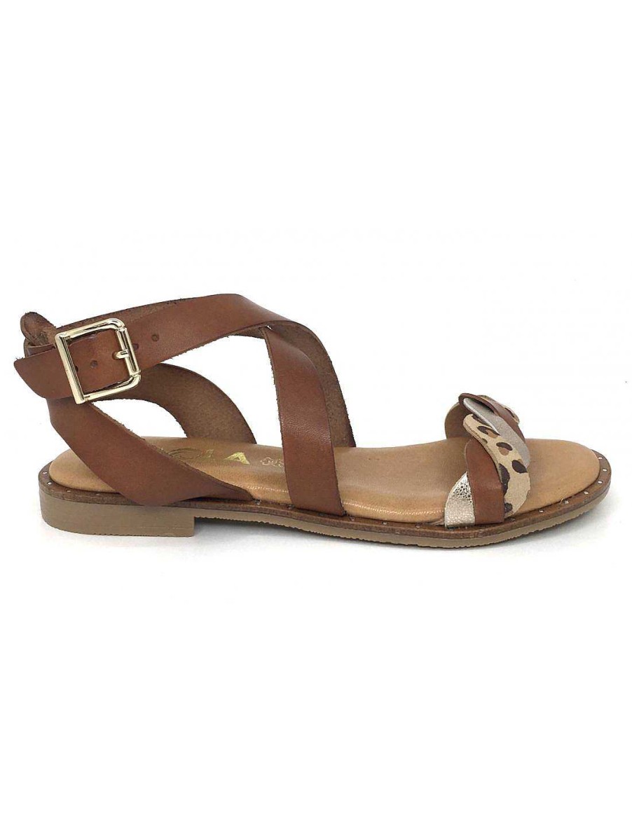 Women Sabateca Women'S Flat Sandals | Kaola Flat Sandals 7673 783 Leather