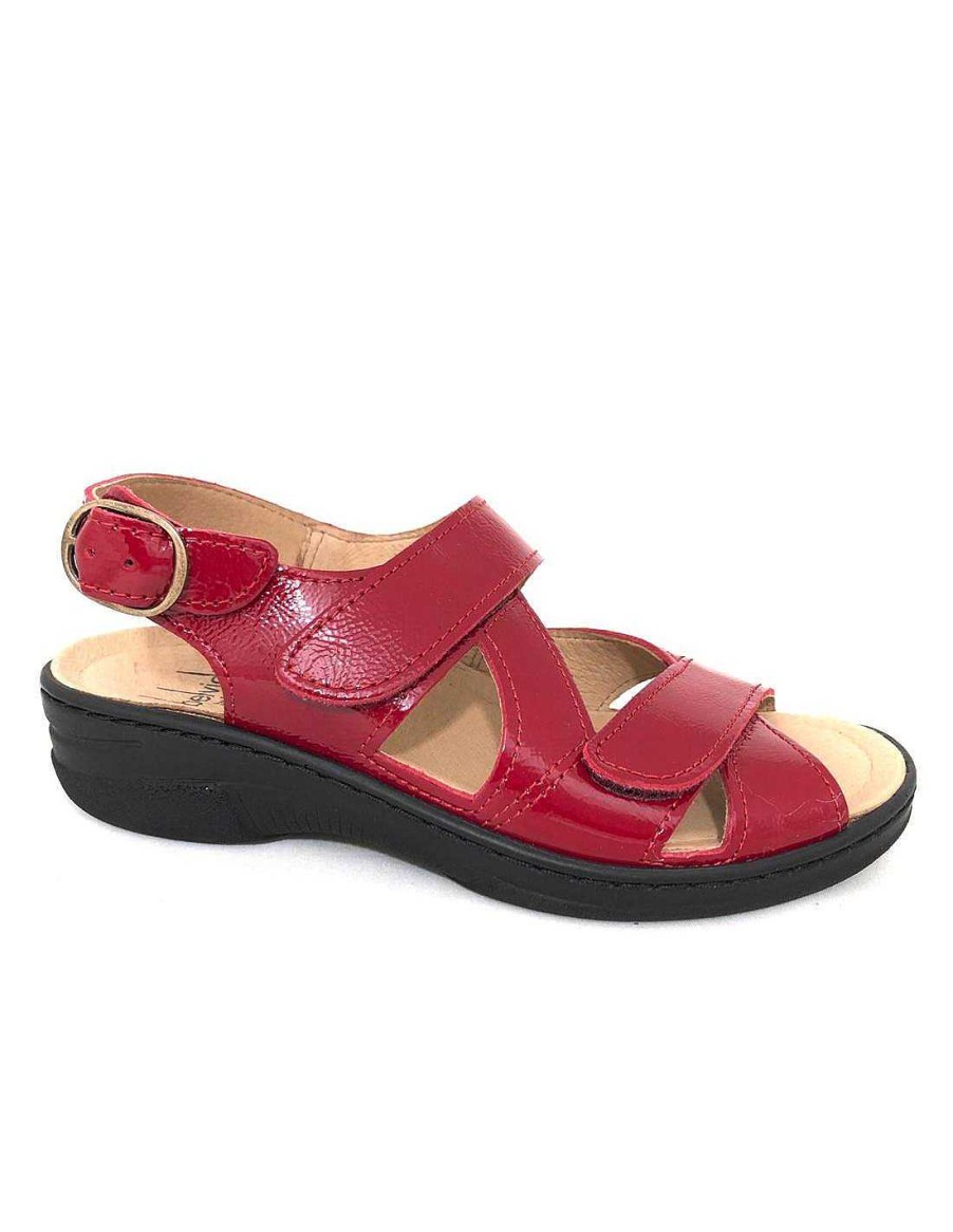 Women Sabateca Women'S Removable Insole Sandals | Sandals Pl. E Belvida 603 31007 Red