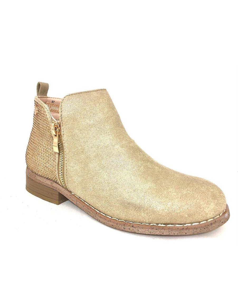 Women Sabateca Women'S Ankle Boots | Xti Ankle Boots - Refresh - Hoy Voy 101 47767 Beige