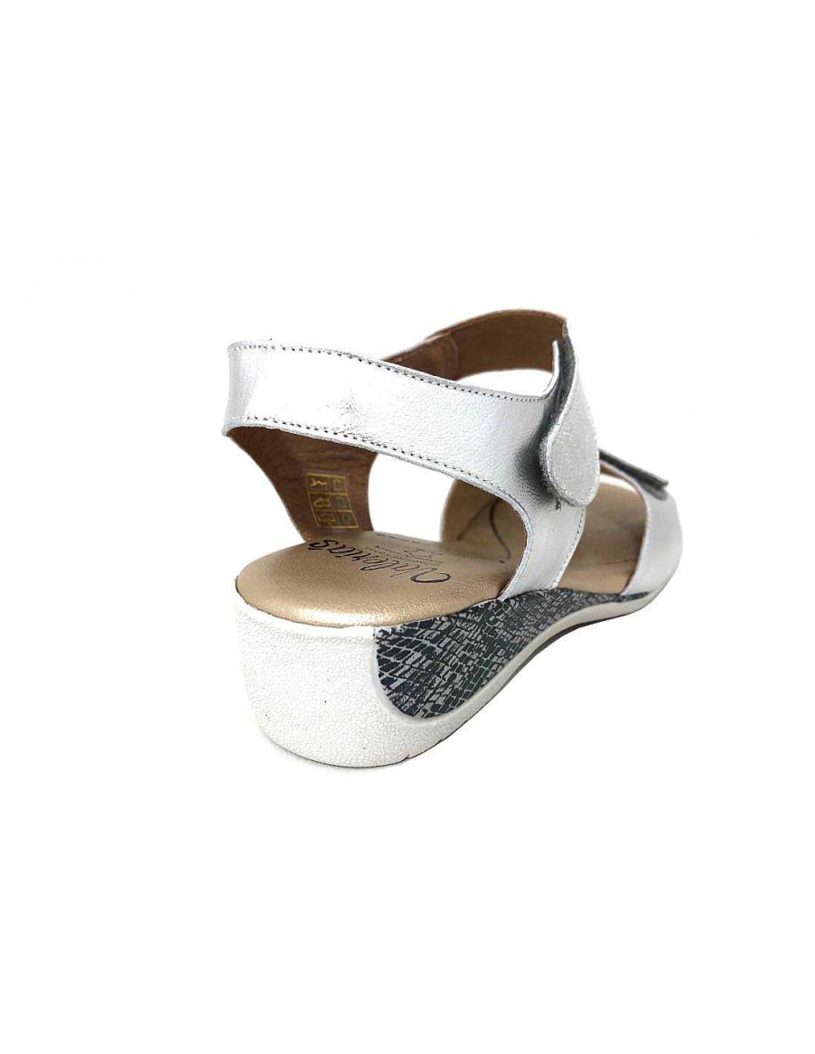 Women Sabateca Women'S Cradle Sandals | Valeria'S Crib Sandals 595 4060 Silver