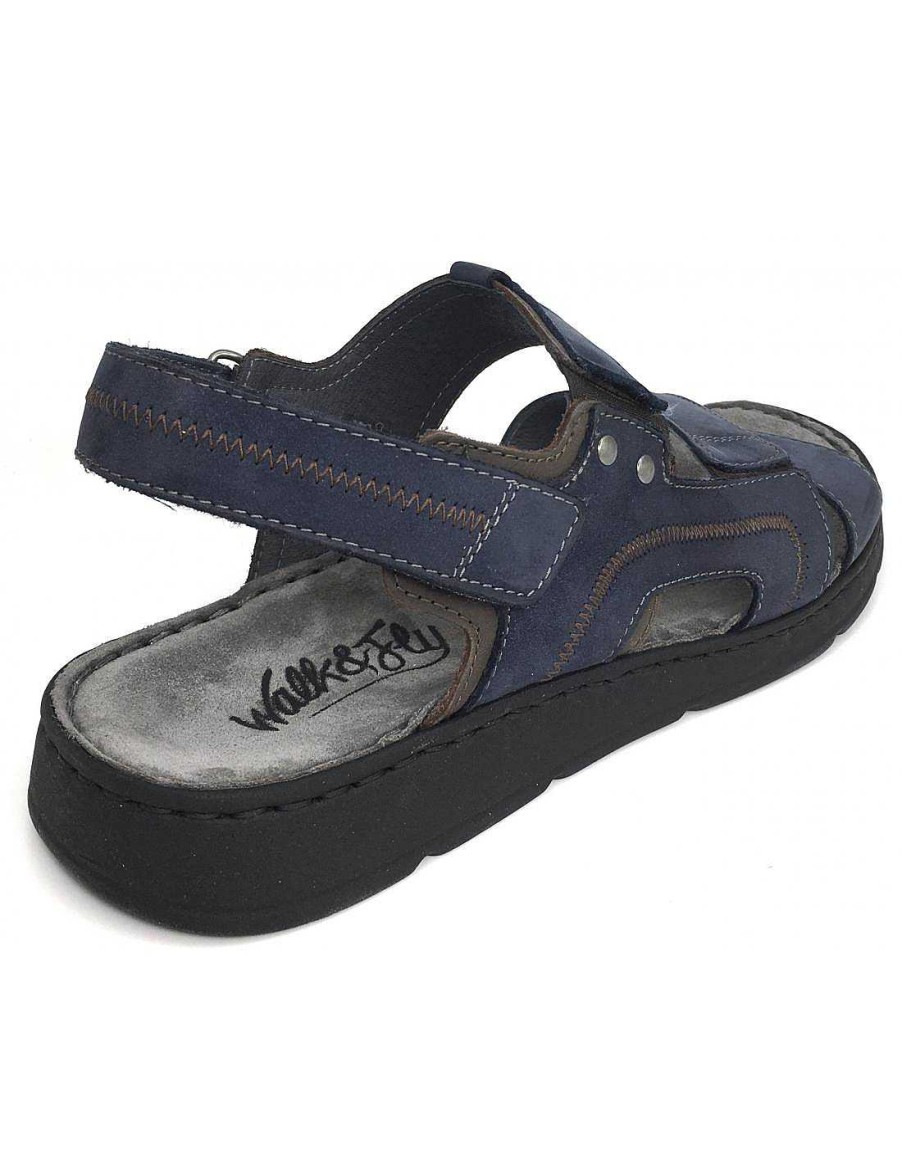 Man Sabateca Men'S Sandals | Walk & Fly Sandals 6811 022-42880 Blue