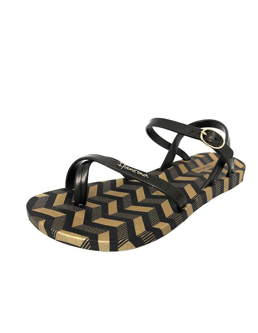 Women Sabateca Women'S Flip Flops | Ipanema Beach 538 82291 Black