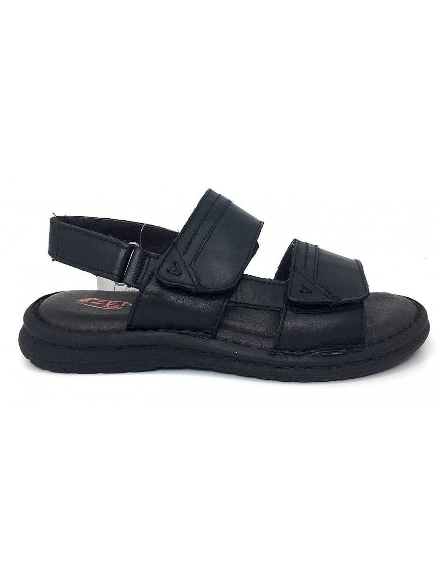 Man Sabateca Men'S Sandals | Zen Sandals 7749 8719 Black