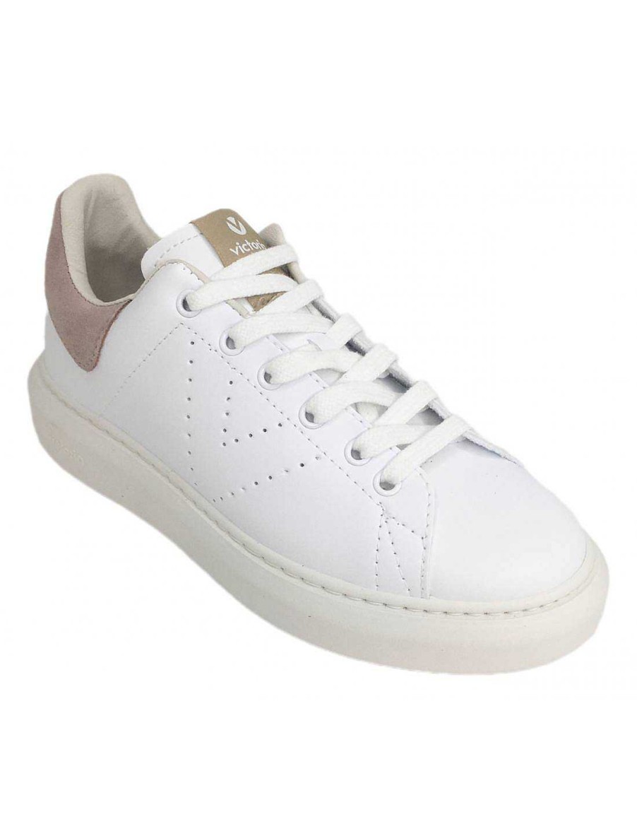 Women Sabateca Women'S Sports Shoes | Victoria 8804 1263101 Nude White Sneakers