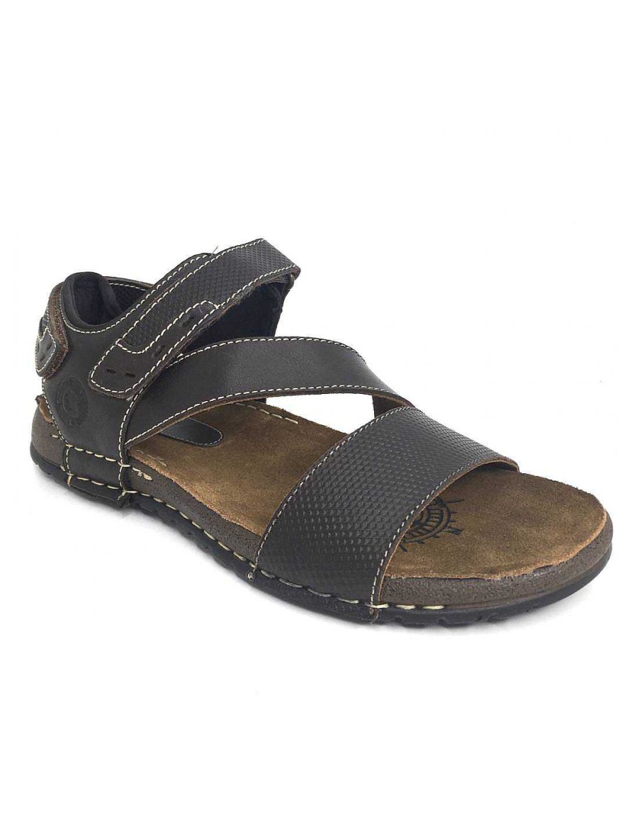 Man Sabateca Men'S Sandals | Sandals Coronel Tapioca 6377 C-094 Brown