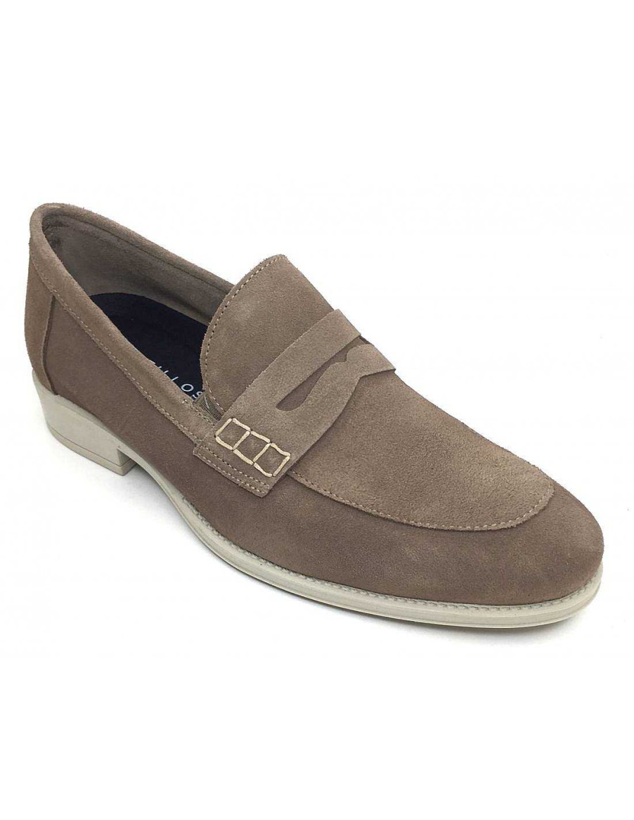 Man Sabateca Men'S Loafers | Skinny Moccasins 8379 4812 Taupe