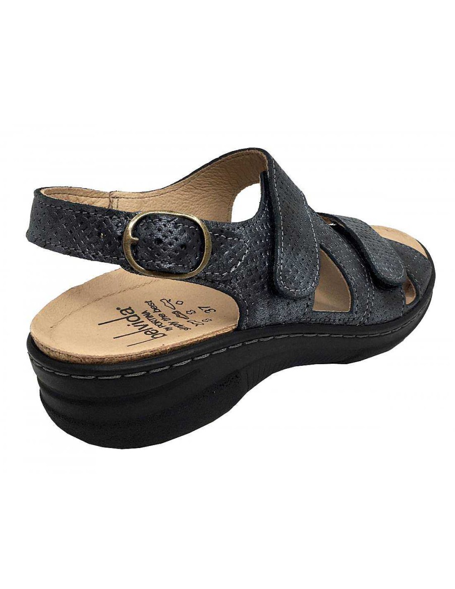 Women Sabateca Women'S Removable Insole Sandals | Sandals Pl. E Belvida 8402 31007 Black