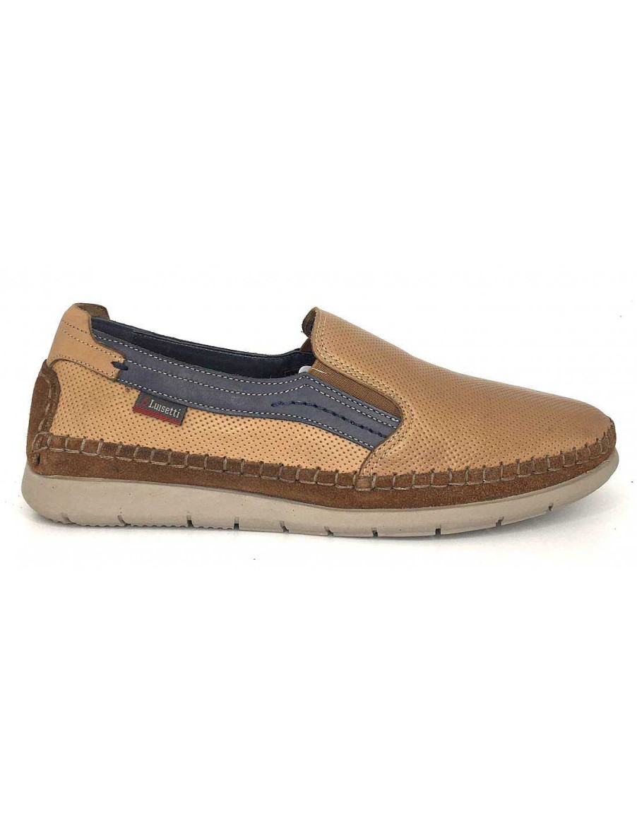 Man Sabateca Men'S Loafers | Luisetti Moccasins 7651 29505 Leather