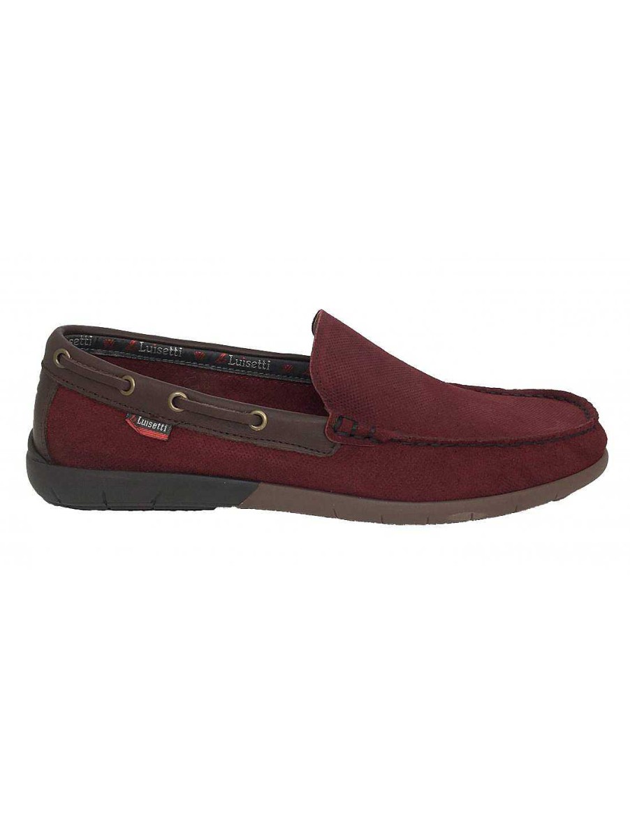 Man Sabateca Men'S Loafers | Luisetti Moccasins 8234 36600 Bordeaux