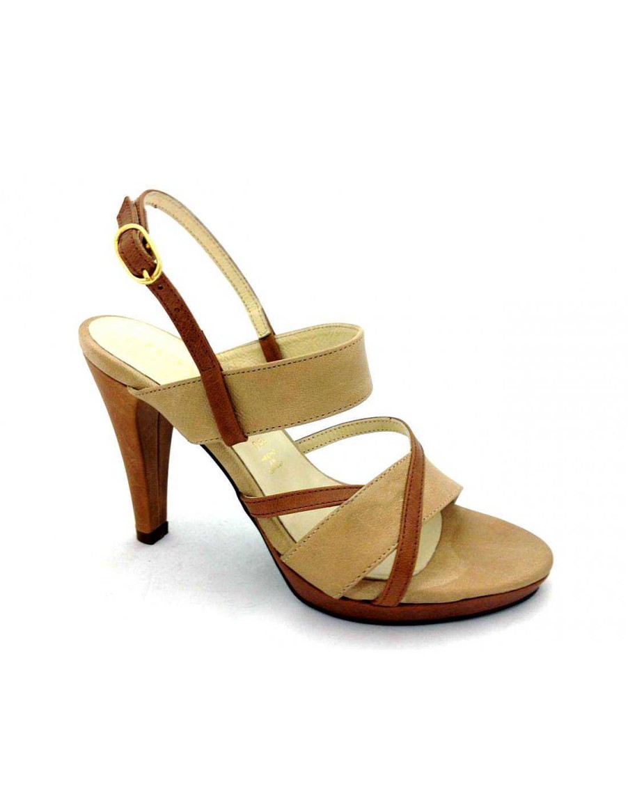 Women Sabateca Women'S Heeled Sandals | Heeled Sandals Joyca 583 29512 Beige