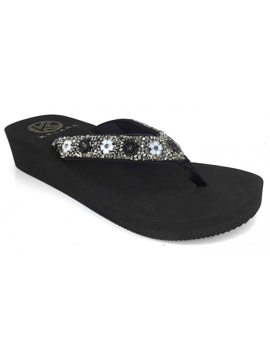 Women Sabateca Women'S Flip Flops | Kelara Beach 6828 K12005 Black