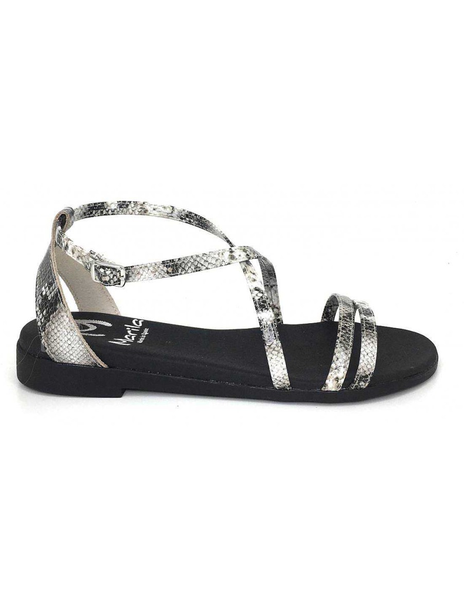 Women Sabateca Women'S Flat Sandals | Flat Sandals Marila 7701 1540H Black