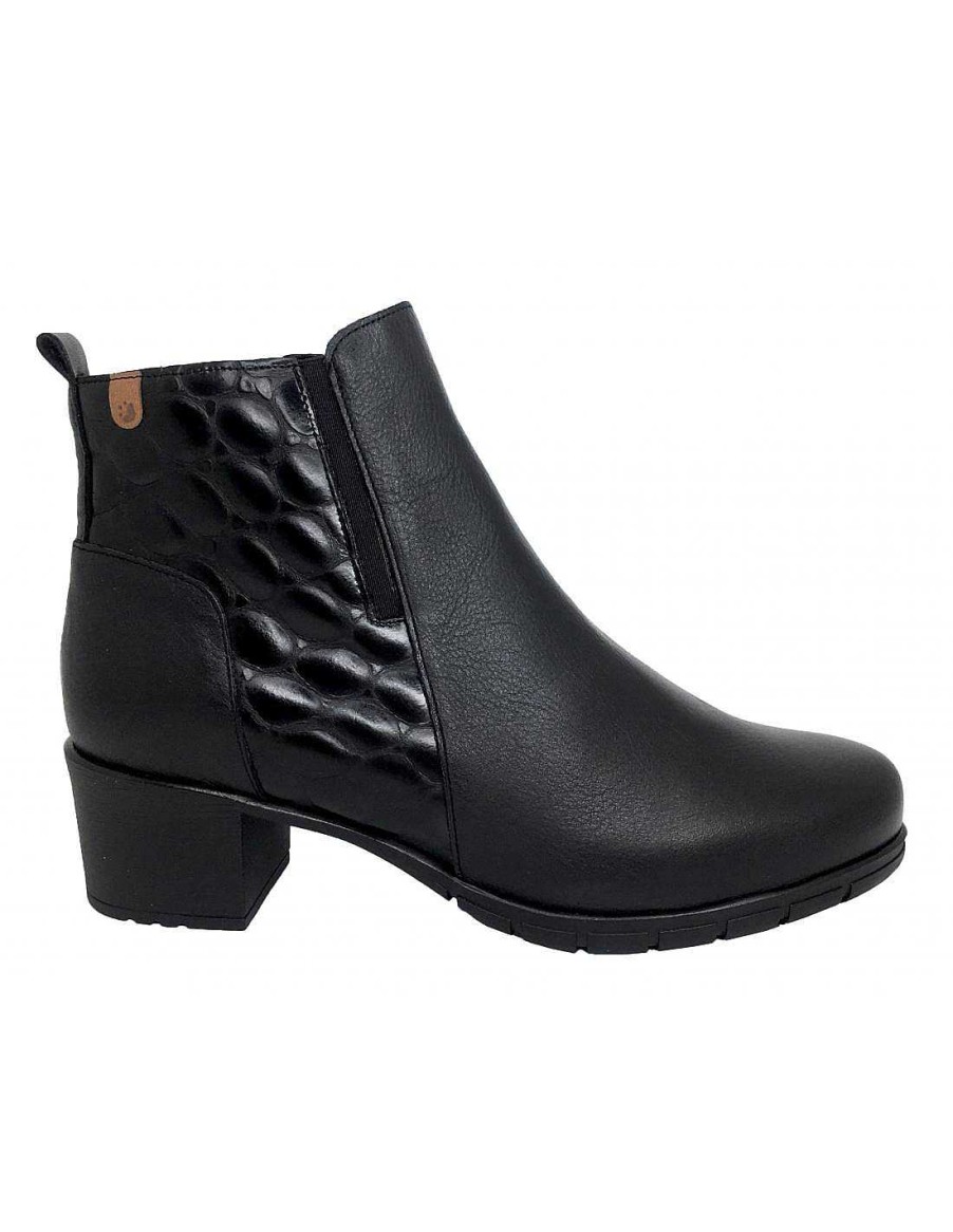 Women Sabateca Women'S Ankle Boots | Boots Valeria'S 9175 9543 Black