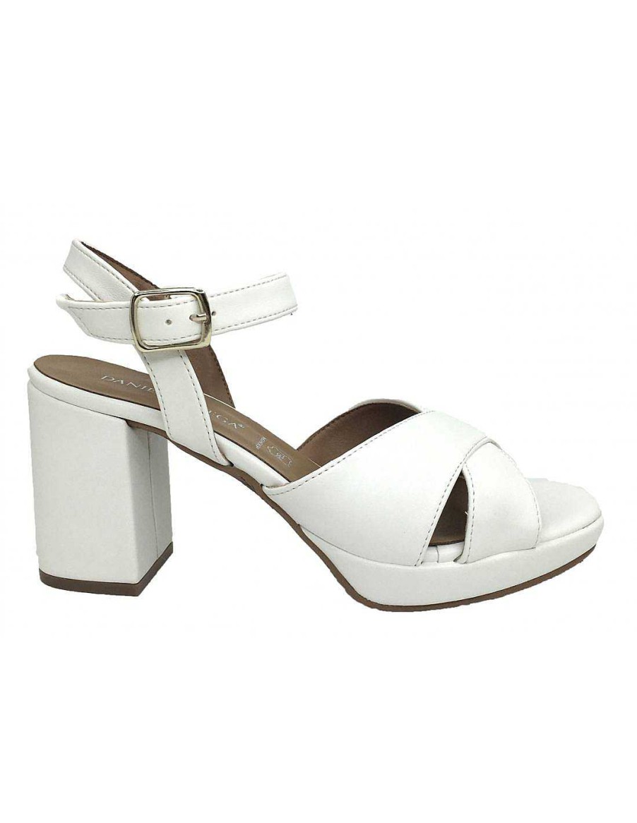 Women Sabateca Women'S Heeled Sandals | Heeled Sandals Daniela Vega 8520 1604 White