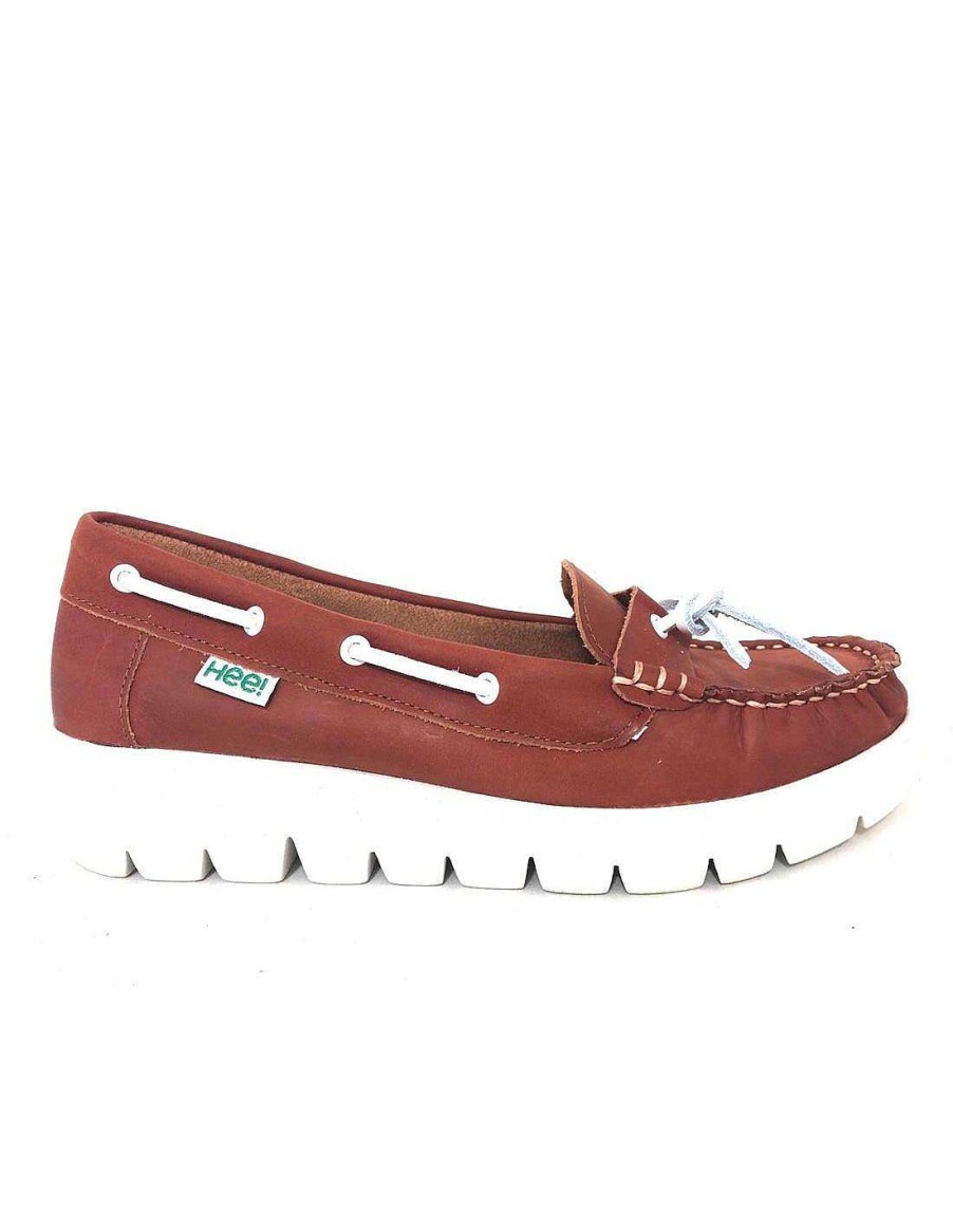 Women Sabateca Women'S Loafers | Hee 1413 19103 Red Moccasins