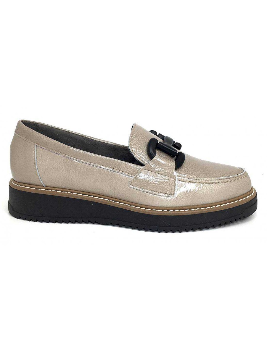 Women Sabateca Women'S Loafers | Skinny Moccasins 8773 5392 Beige