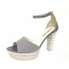 Women Sabateca Women'S Heeled Sandals | Bugatti Heeled Sandals 3310 24752 Gray