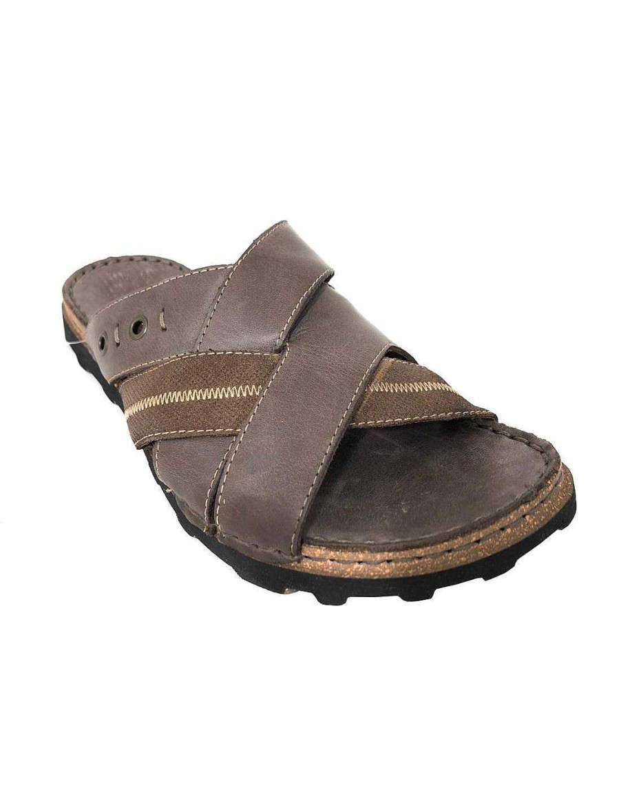 Man Sabateca Men'S Sandals | Walk & Fly Sandals 717 935-28220 Brown