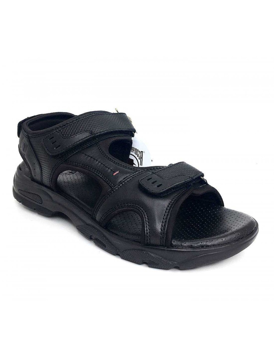 Man Sabateca Men'S Sandals | Sandals Coronel Tapioca 6379 C-092 Black