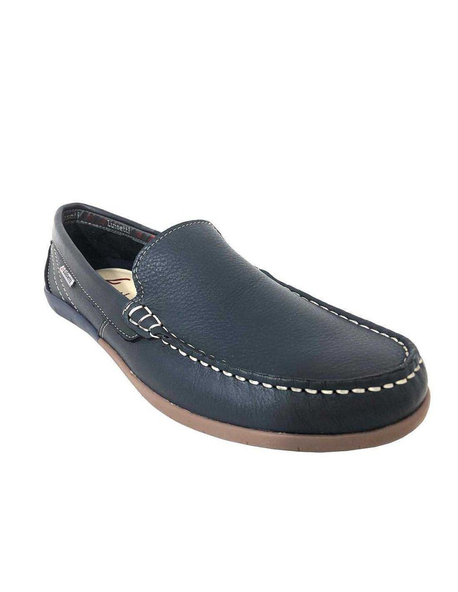 Man Sabateca Men'S Loafers | Luisetti Moccasins 4118 29300 Blue