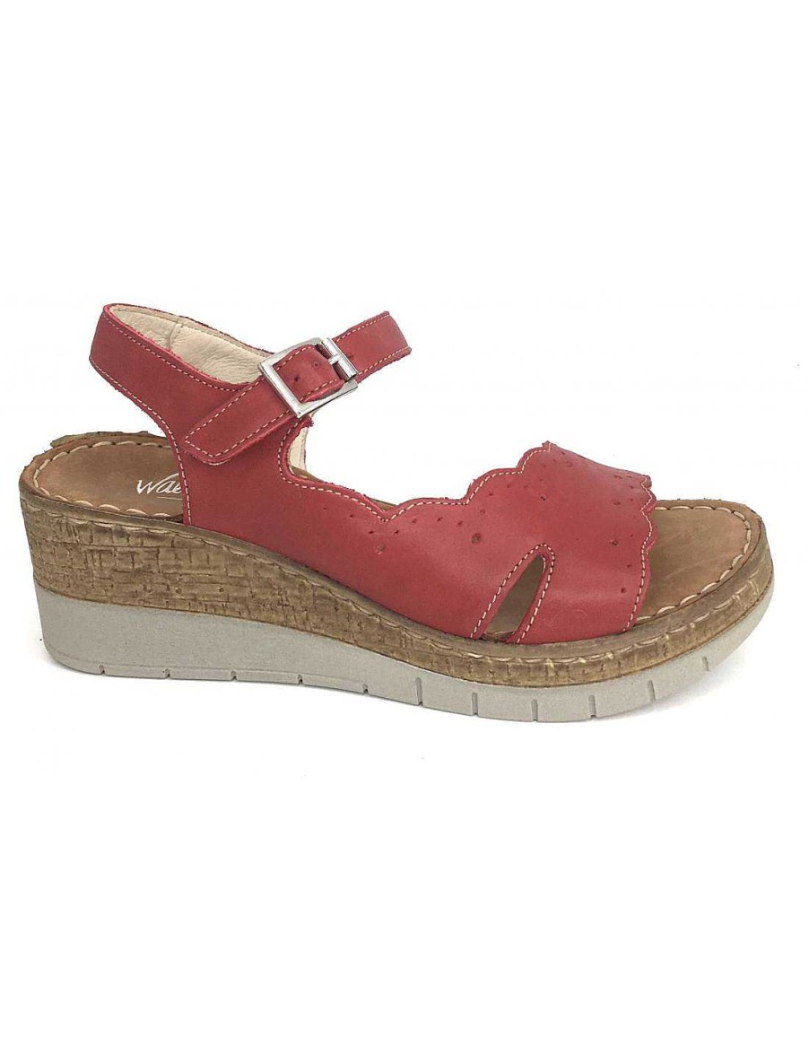 Women Sabateca Women'S Cradle Sandals | Walk & Fly Crib Sandals 6580 6548-43920 Red