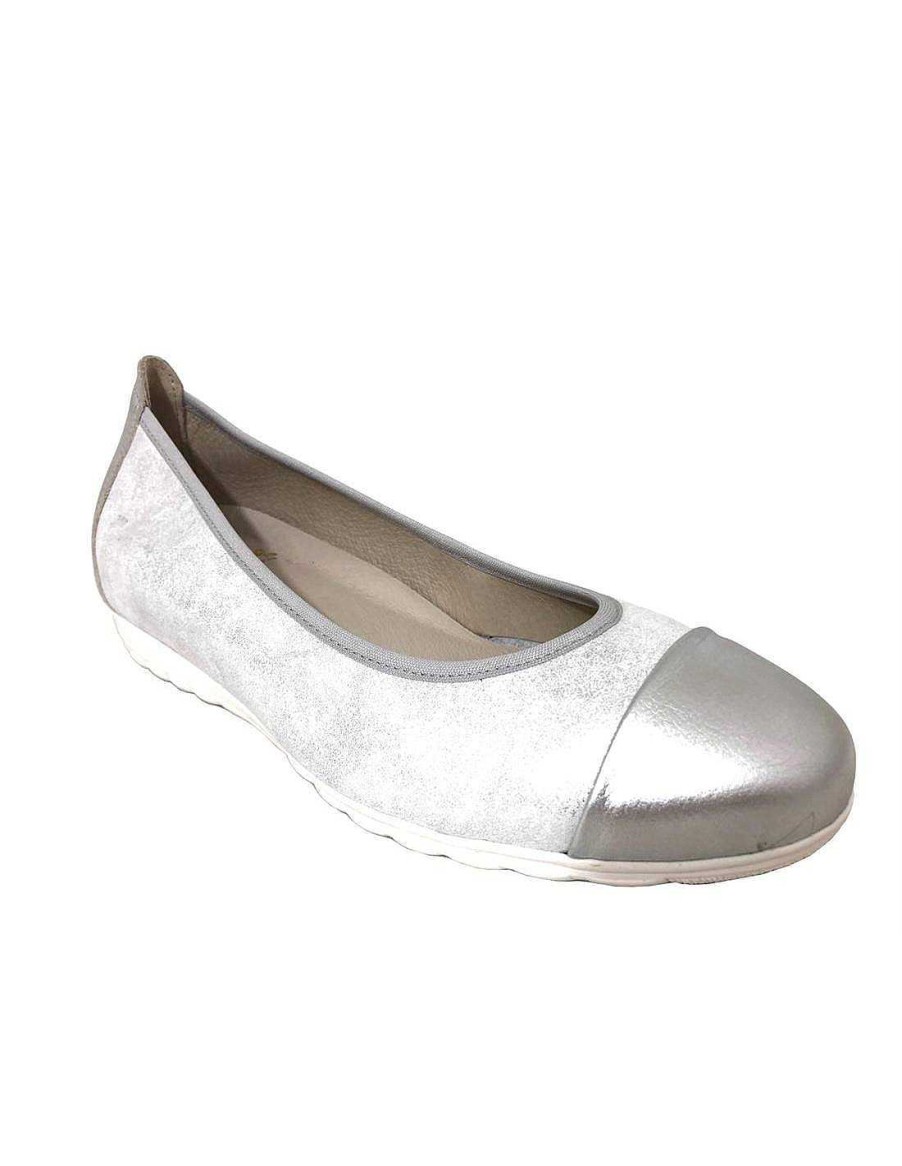 Women Sabateca Women'S Flats | Marroqui Sanchez 209 19241 Silver Flats