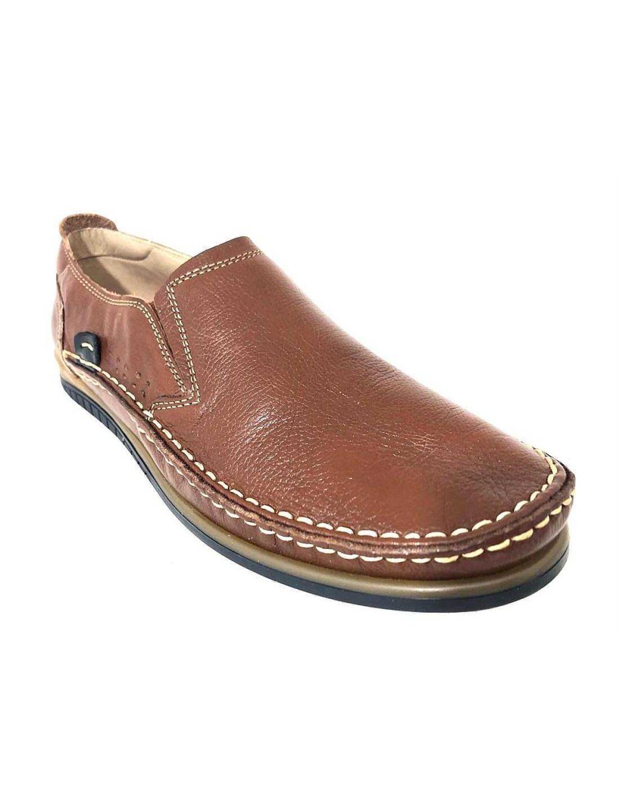 Man Sabateca Men'S Loafers | Luisetti Moccasins 464 21900 Brown