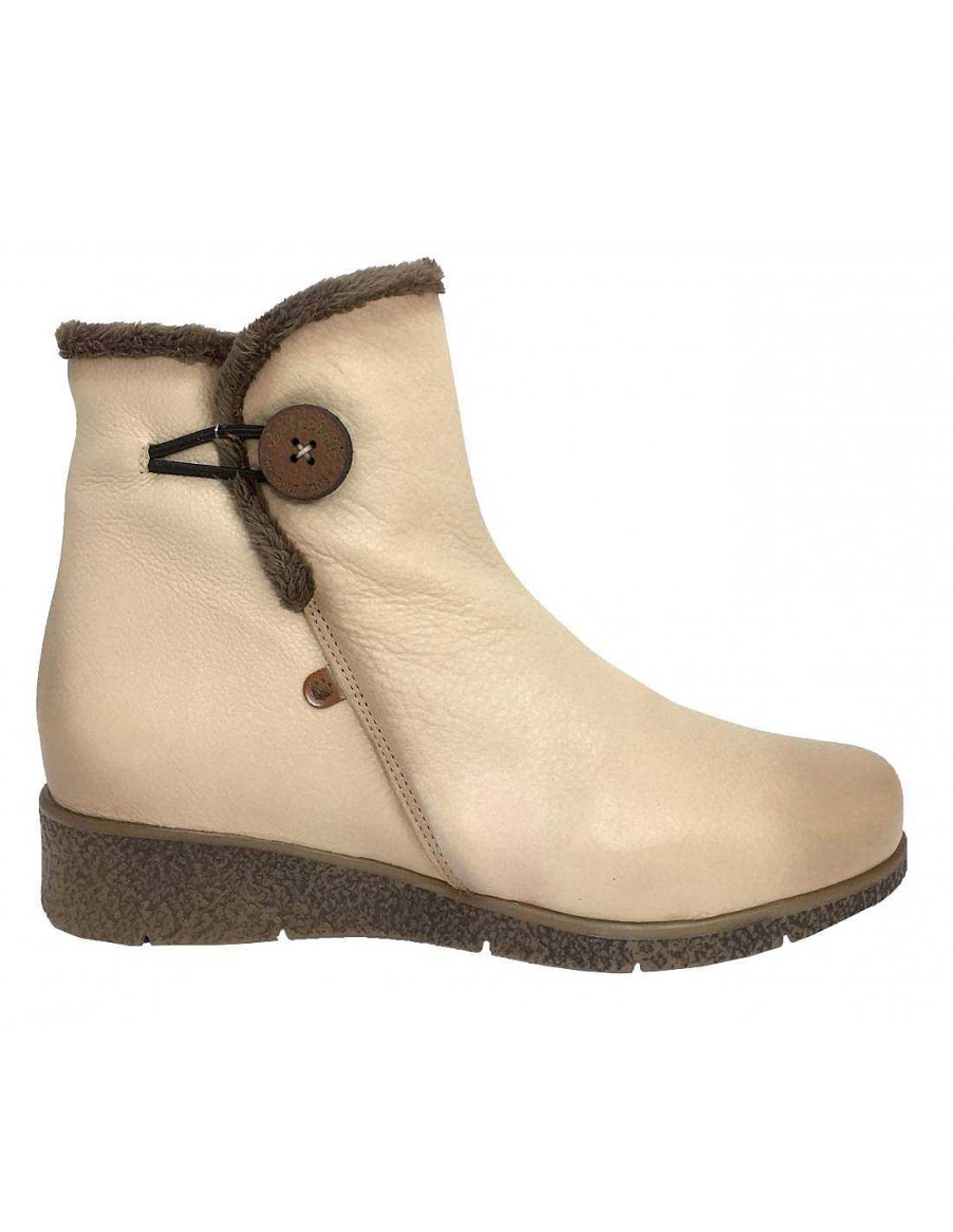 Women Sabateca Women'S Ankle Boots | Valeria'S 9172 9520 Beige Ankle Boots