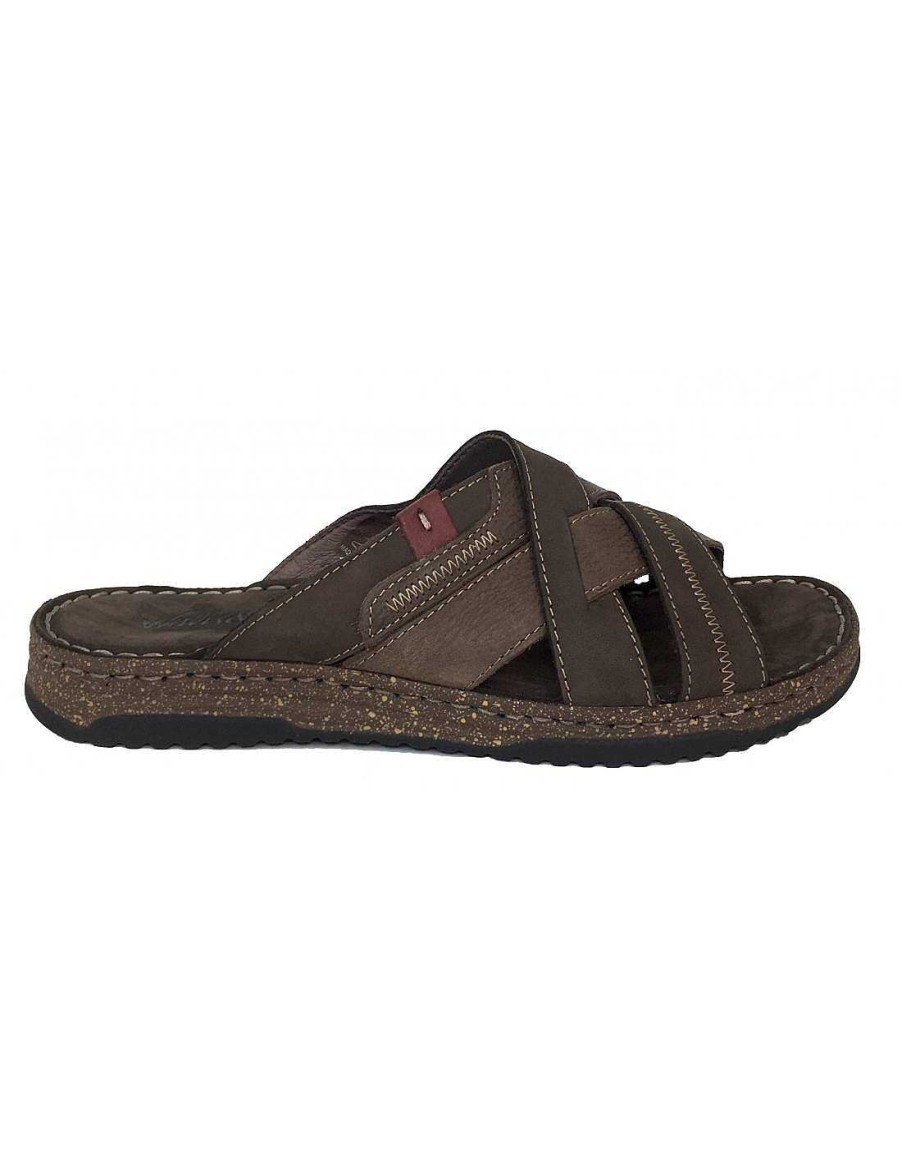 Man Sabateca Men'S Sandals | Walk & Fly Sandals 8224 963-40111 Brown