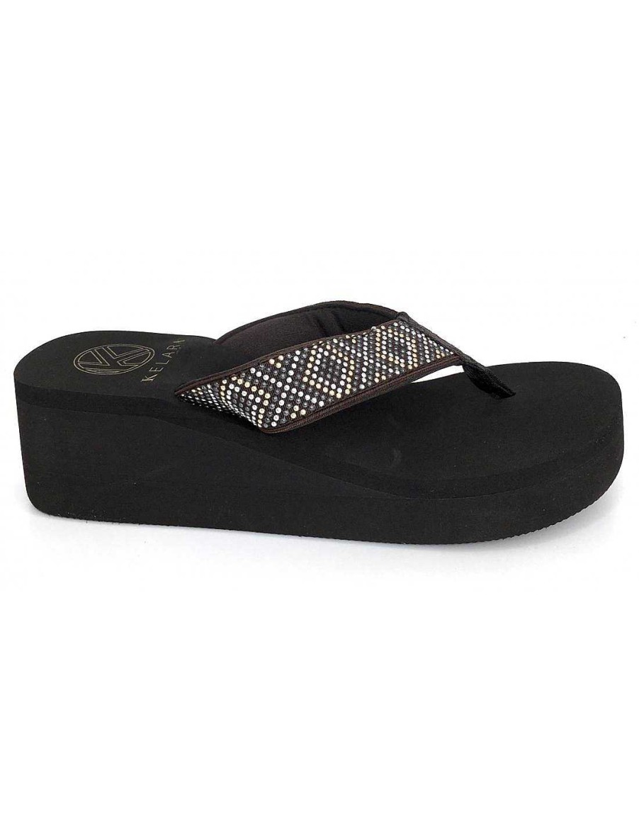 Women Sabateca Women'S Flip Flops | Kelara Beach 6827 K12002 Brown