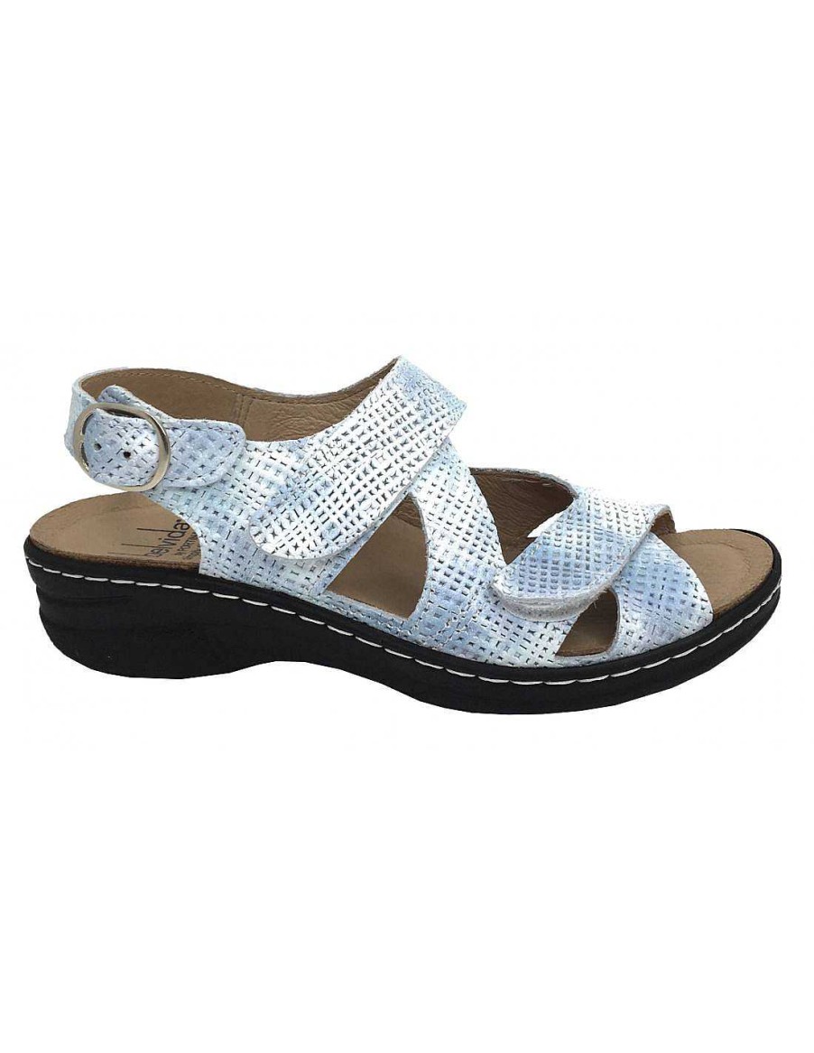 Women Sabateca Women'S Removable Insole Sandals | Sandals Pl. E Belvida 8401 31007 Blue