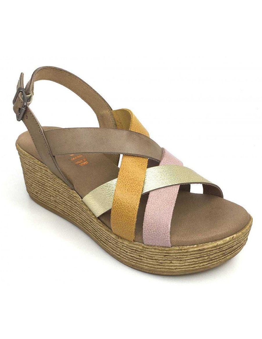 Women Sabateca Women'S Cradle Sandals | Porronet Crib Sandals 8707 2964 Taupe