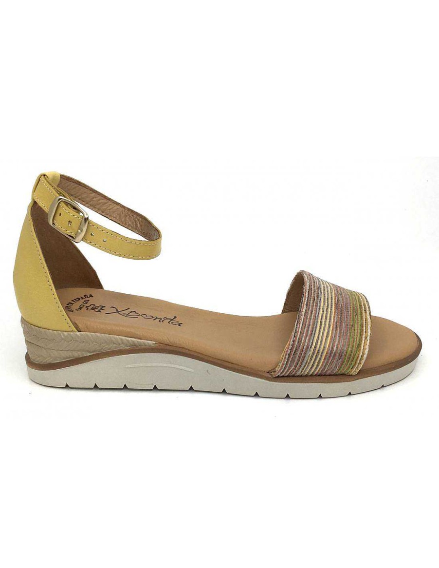 Women Sabateca Women'S Flat Sandals | Flat Sandals Xbonita 8694 2139 Yellow